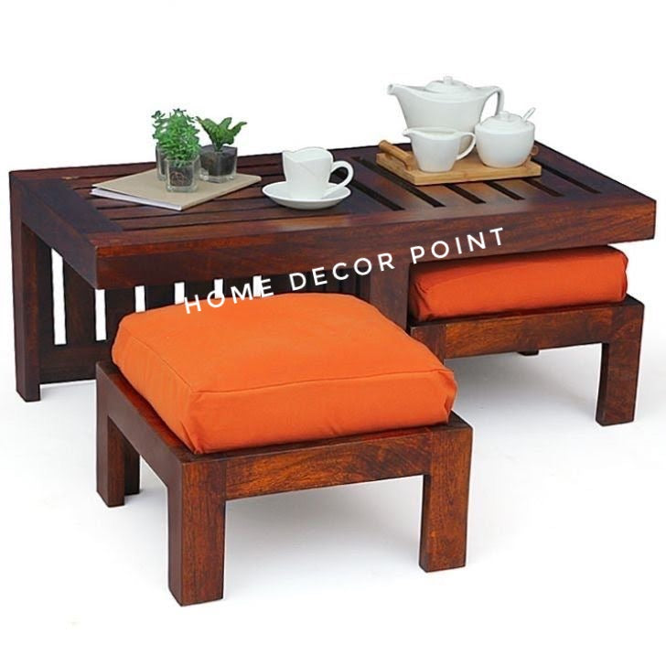 2 seat Coffee table wooden