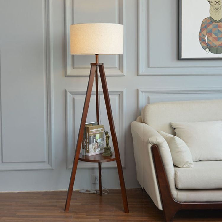 Modern floor lamp Wooden