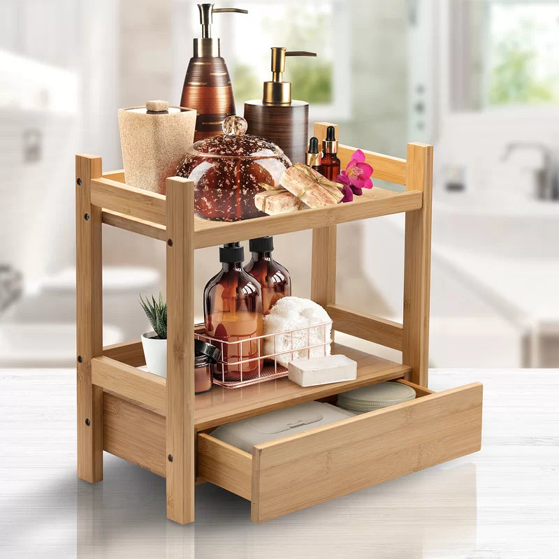 Multifunctional space saving Shelf wooden