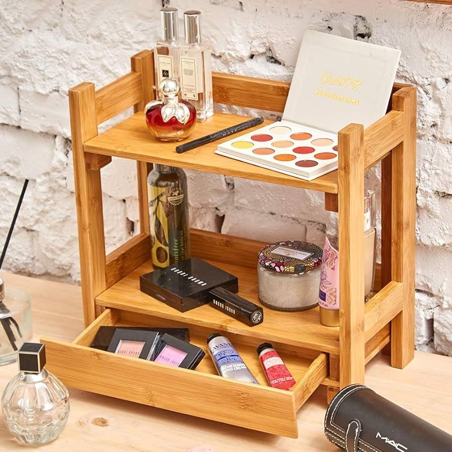 Multifunctional space saving Shelf wooden