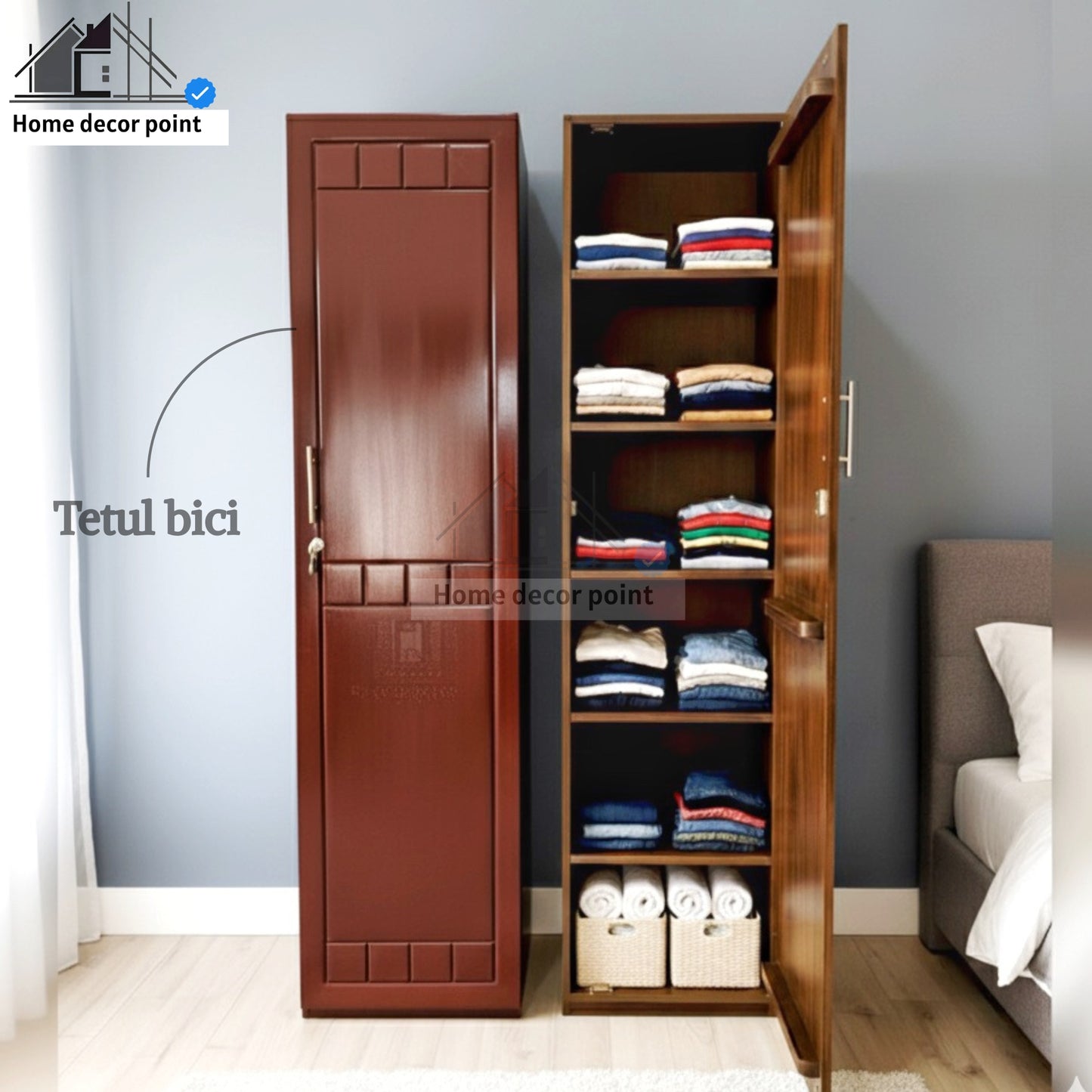 Stylish Storage Solutions Wooden Almirah/ 2025