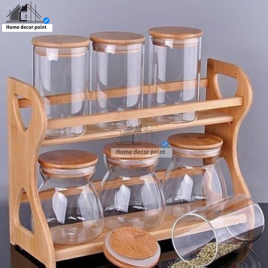 Wooden Kitchen Organizer