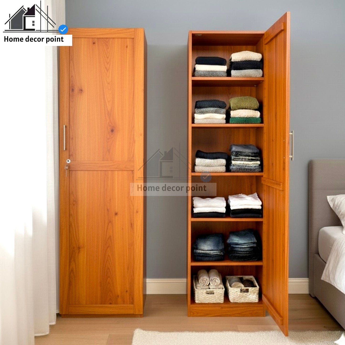 Stylish Storage Solutions Wooden Almirah/ 2025