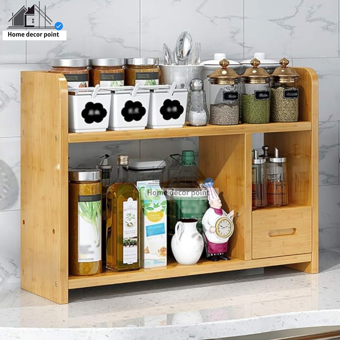 Wooden Kitchen Organizer
