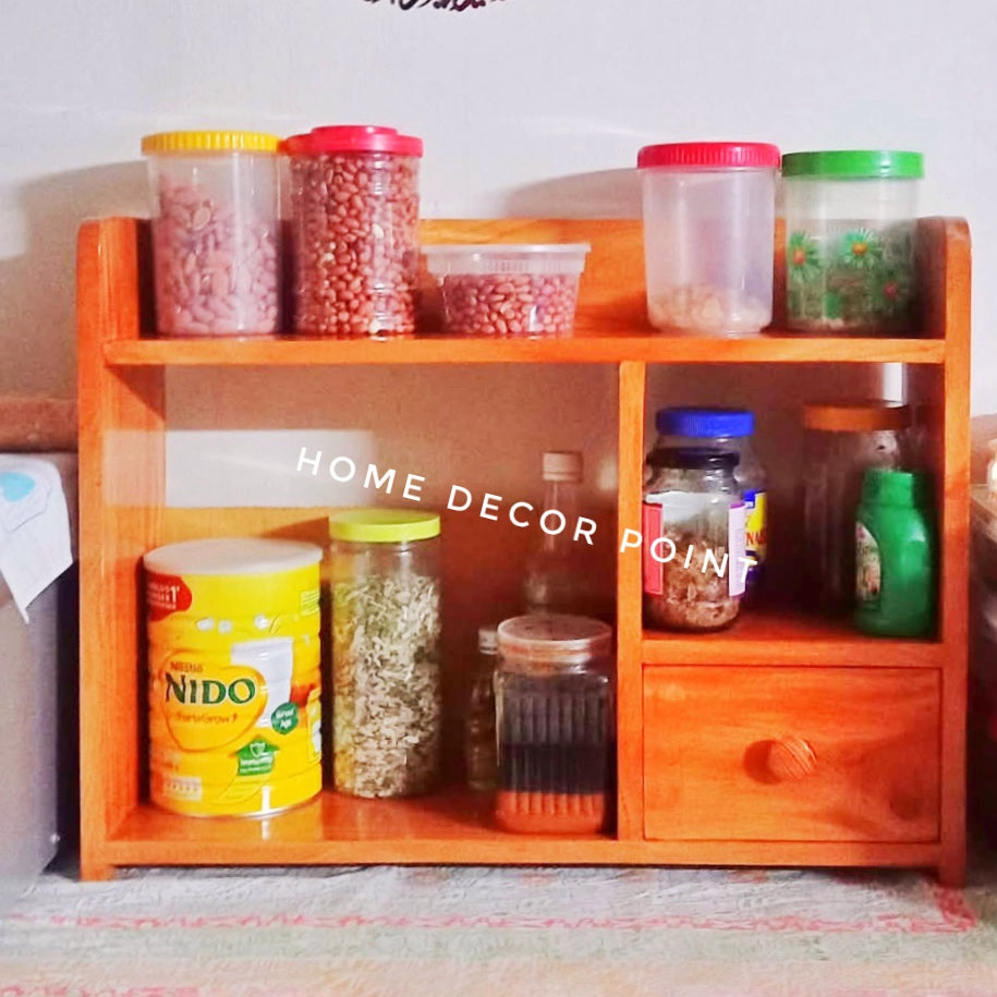 Wooden Kitchen Organizer