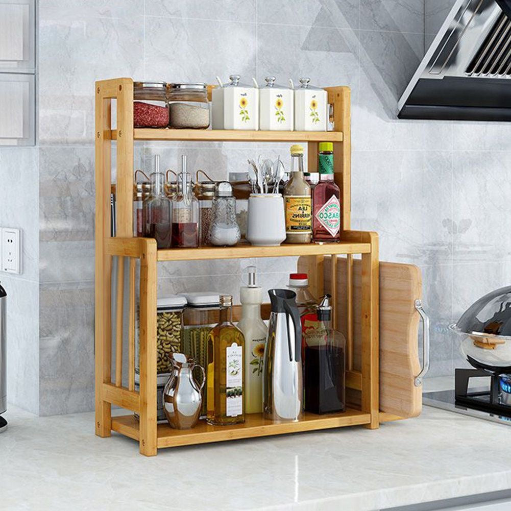 Wooden Kitchen organizer 3 layer