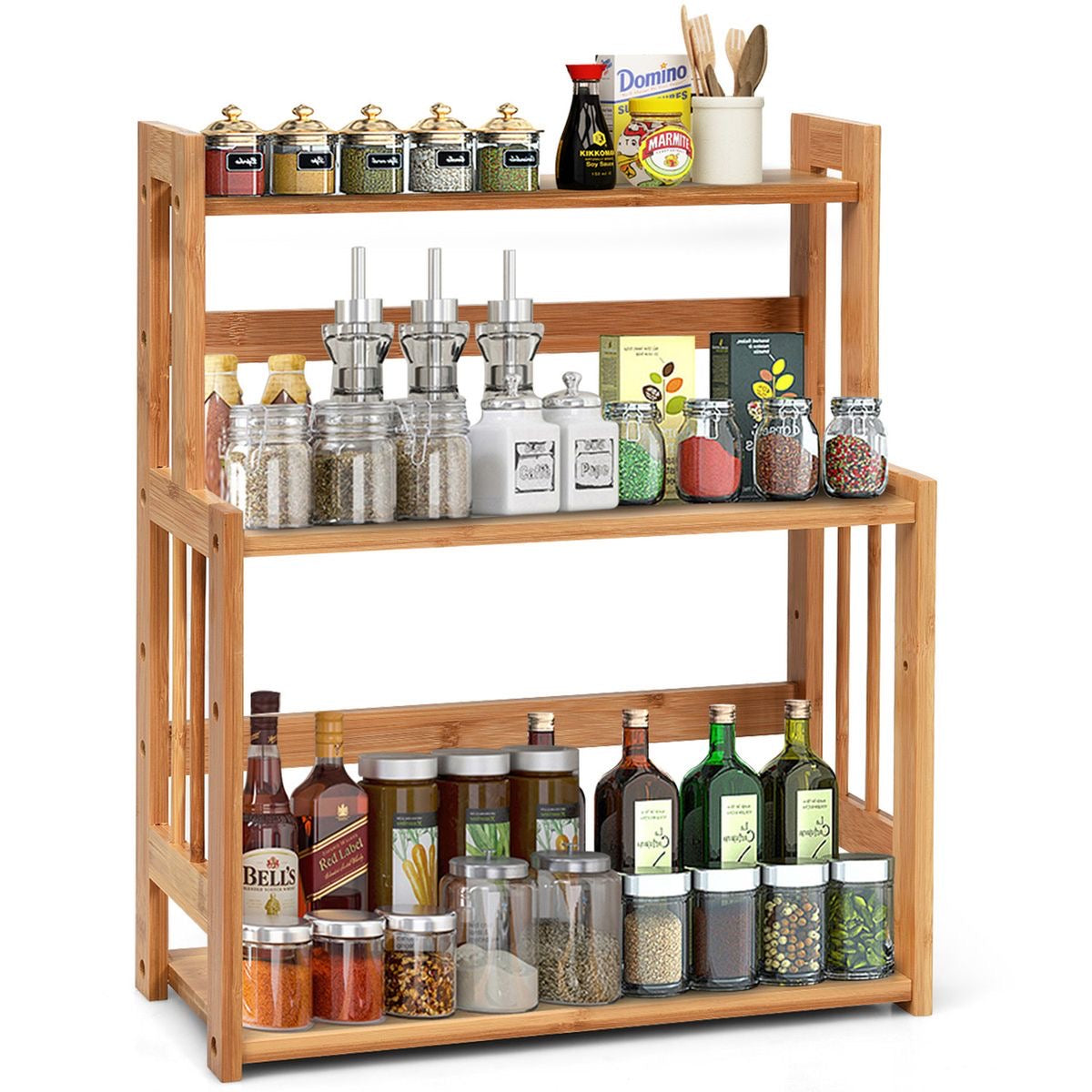 Wooden Kitchen organizer 3 layer