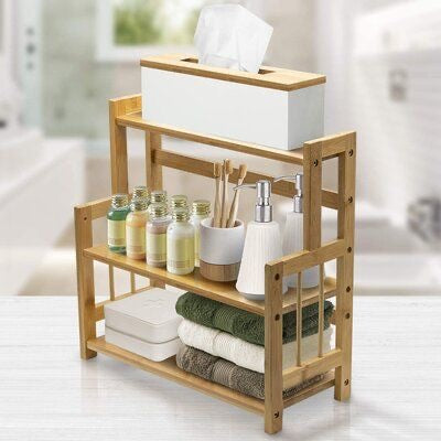 Wooden Kitchen organizer 3 layer