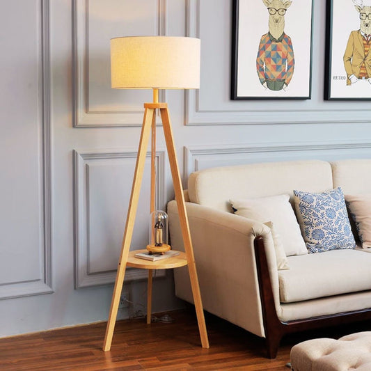 Modern floor lamp Wooden